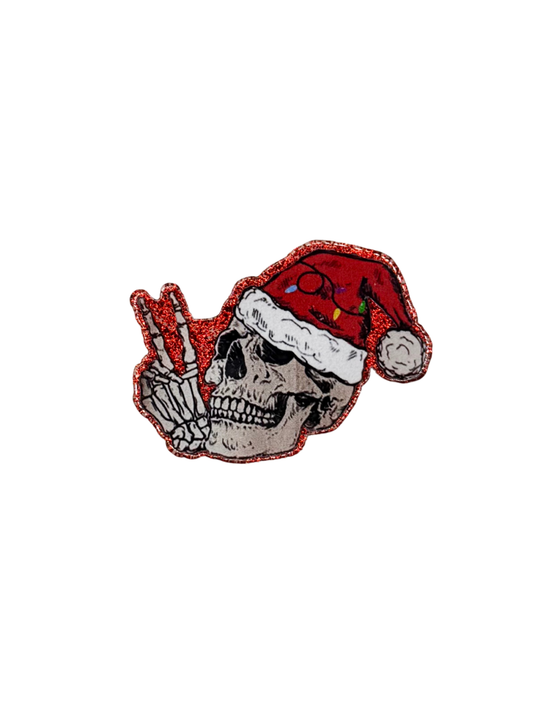 Christmas Skull Acrylic