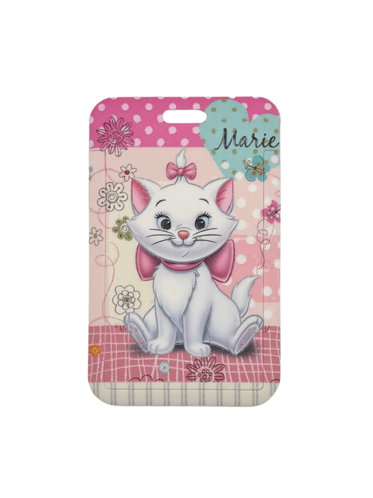 Flower Cat ID Holder