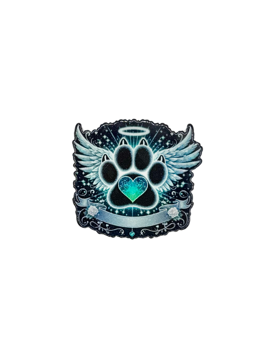 Paw Print Wings Acrylic