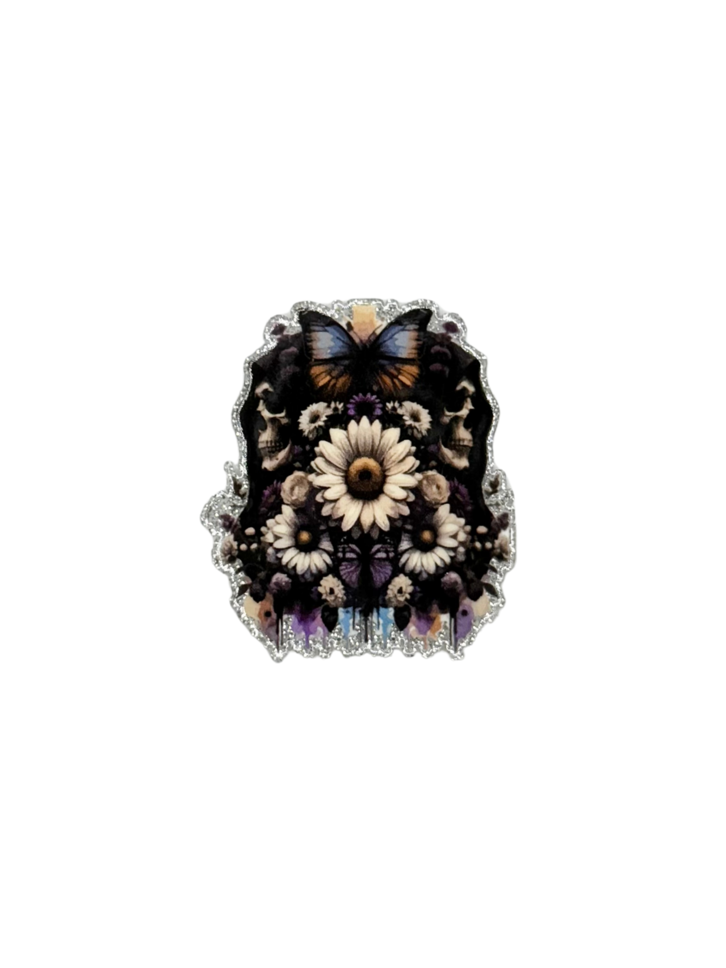 Skull Flowers Acrylic