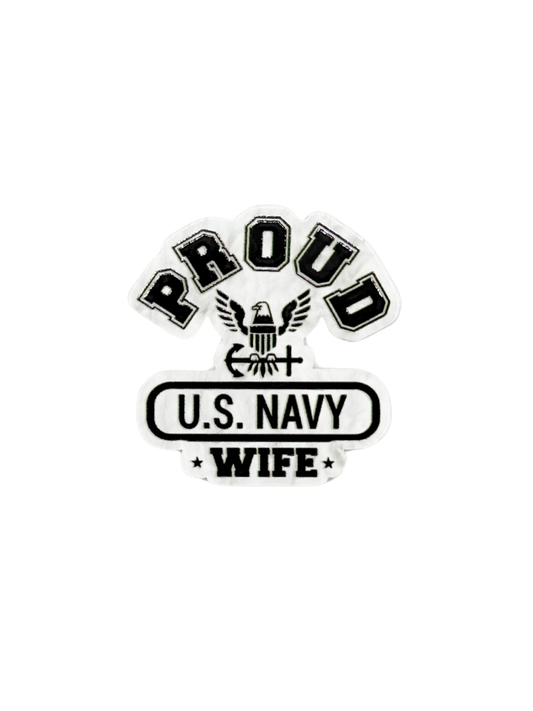 Proud US Navy Wife Acrylic