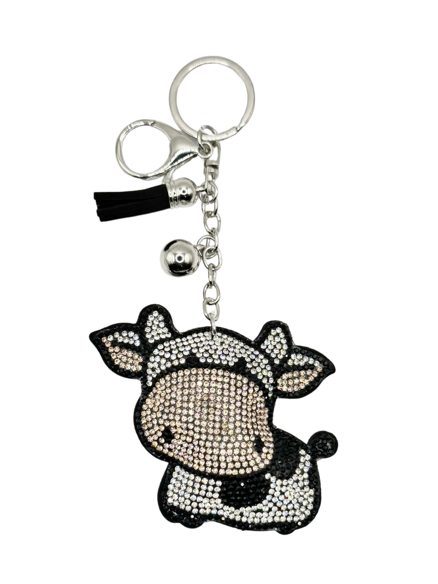 Cow Rhinestone Keychain