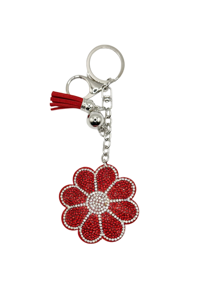 Daisy Rhinestone Keychain