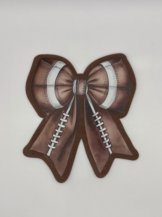 Football Bow Acrylic