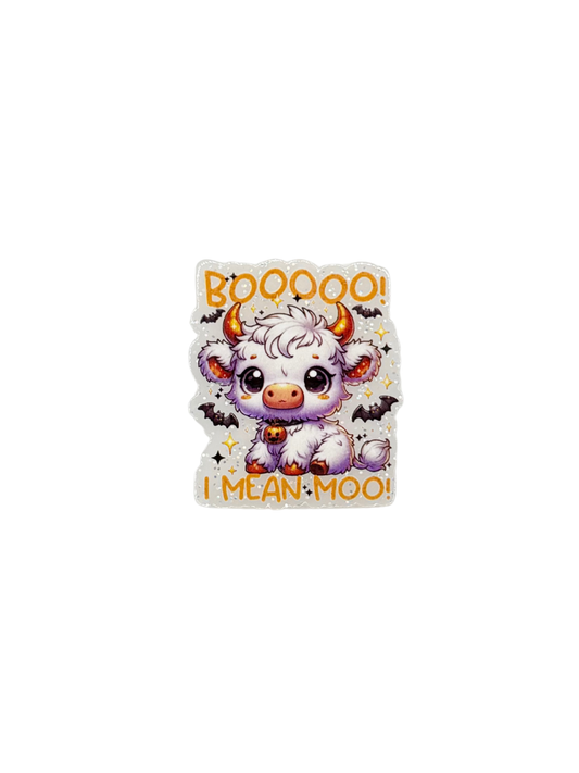 Boo Cow Acrylic