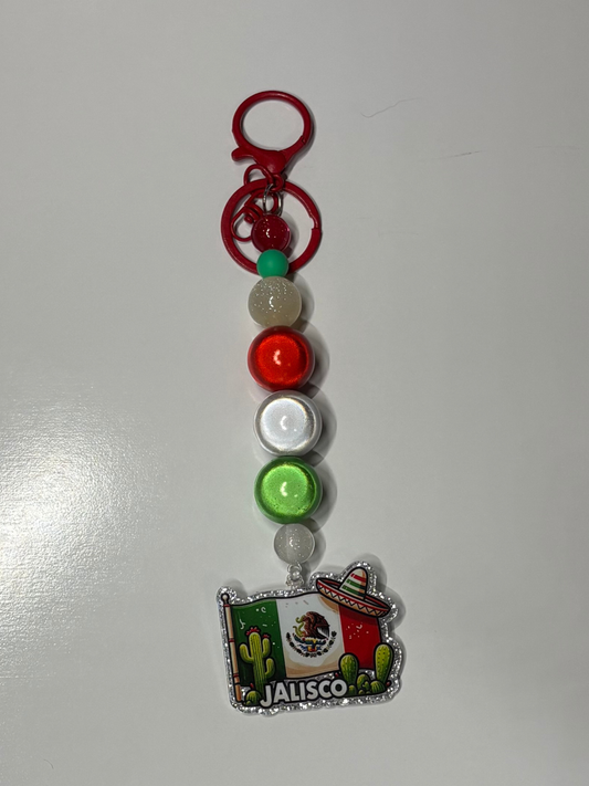 #3 Nationality Keychain