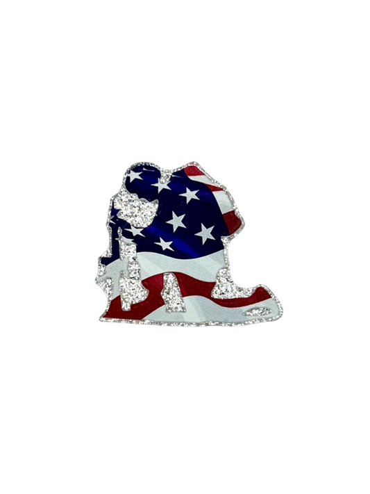 American Flag Soldier Acrylic