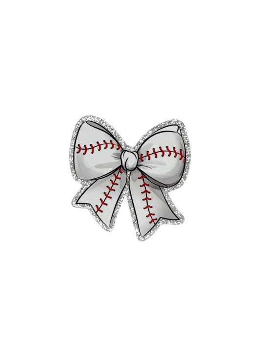 Baseball Bow Acrylic