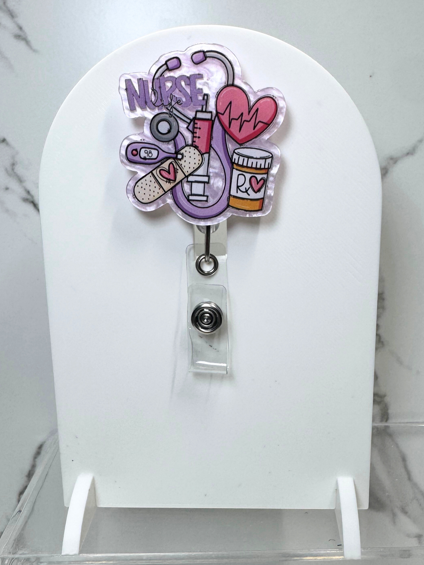 Nurse Life Badge Reel