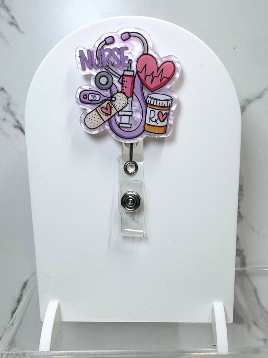 Nurse Life Badge Reel