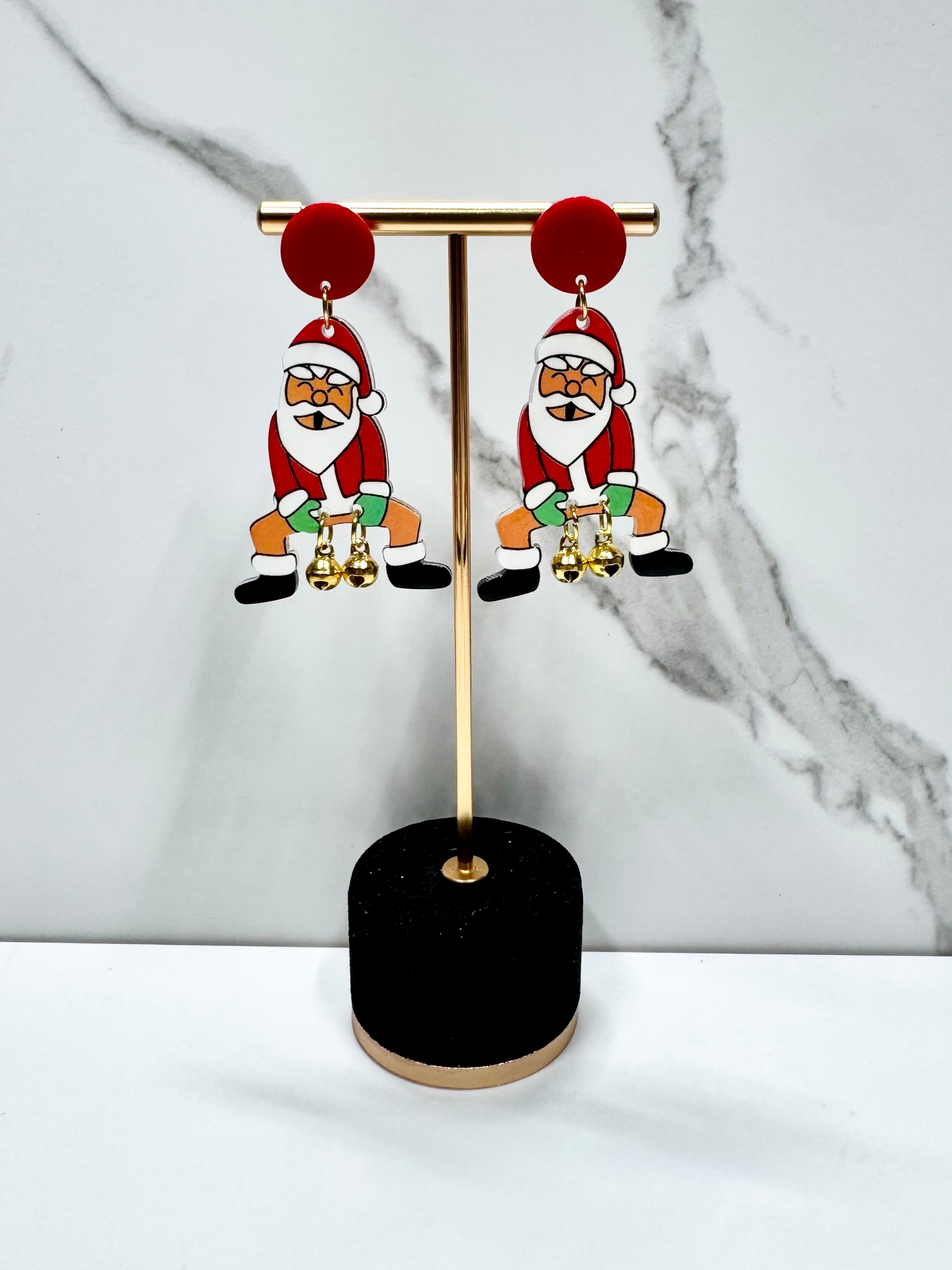 Santa Earrings
