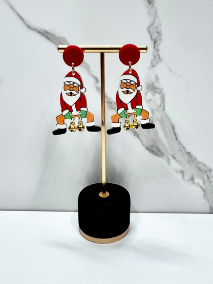 Santa Earrings