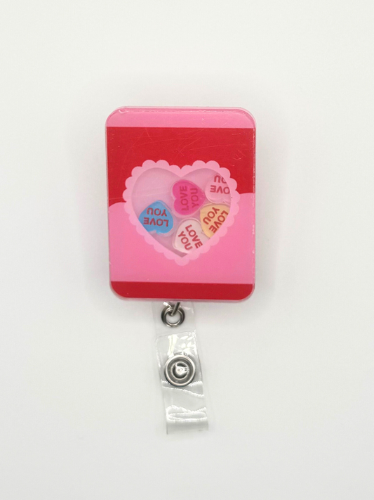 Candy Heart Candy Badge Reel