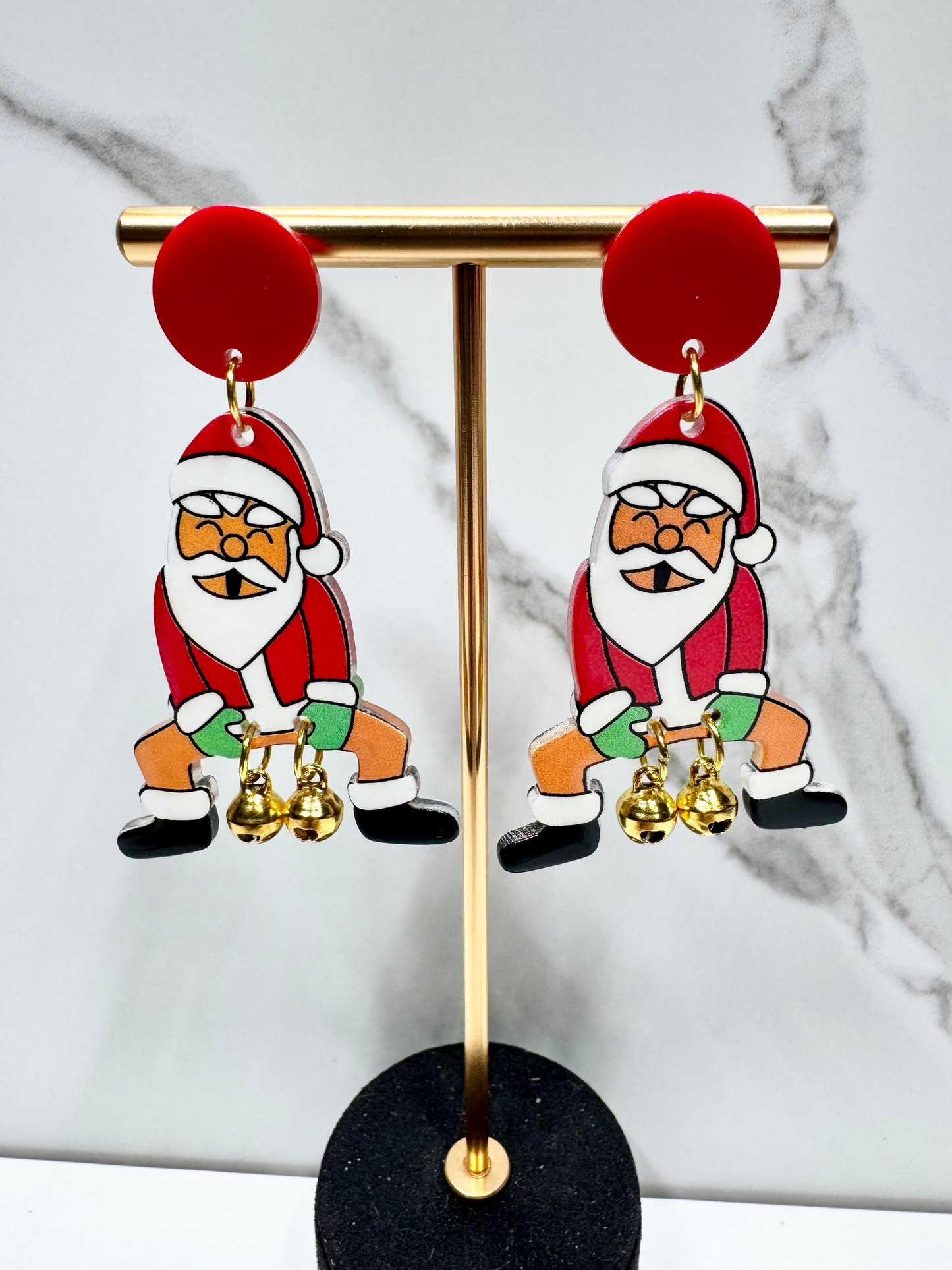 Santa Earrings