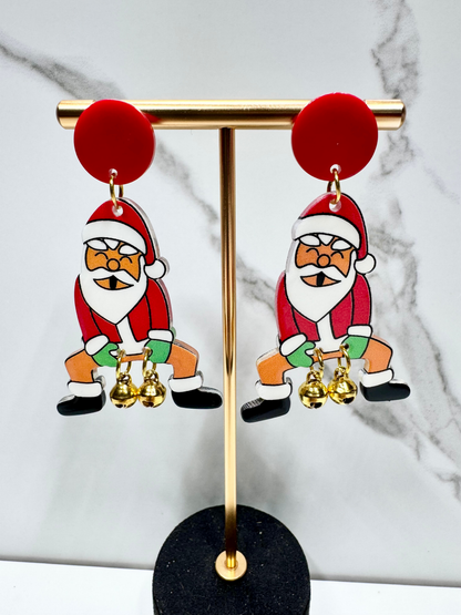 Santa Earrings
