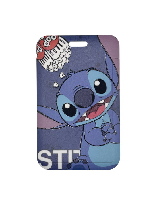 Blue Alien ID Holder