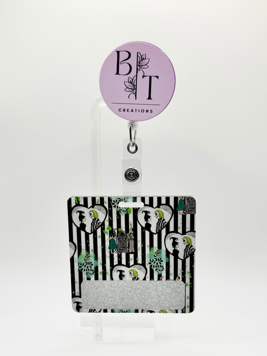 Beetlejuice Badge Buddy