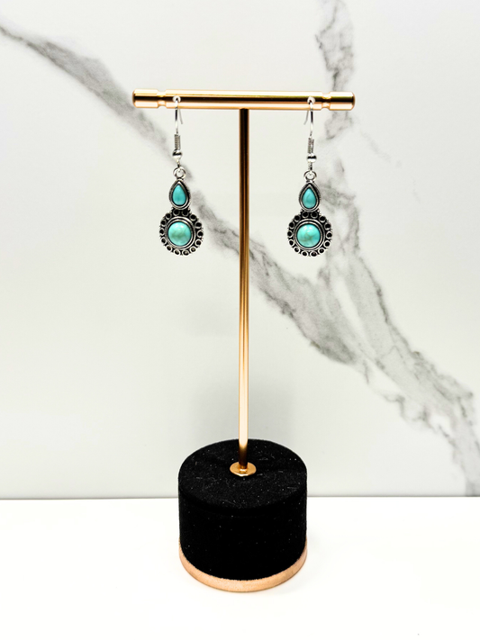 Turquoise Boho Earrings