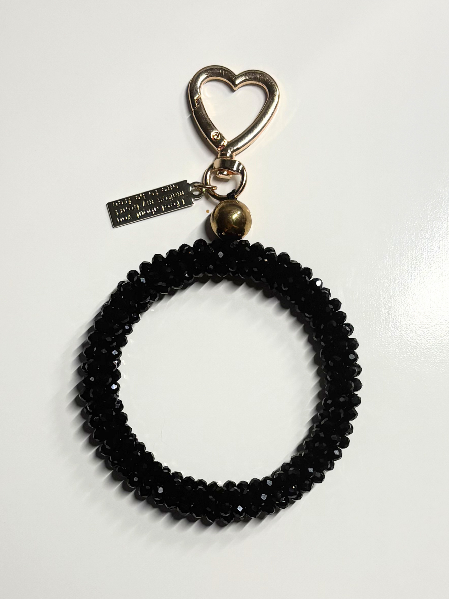 #19 Black Ring Keychain