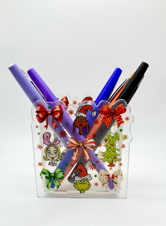Grinch Pen Holders