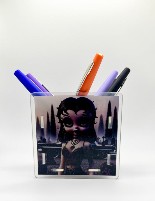 Goth Betty Pen Holder