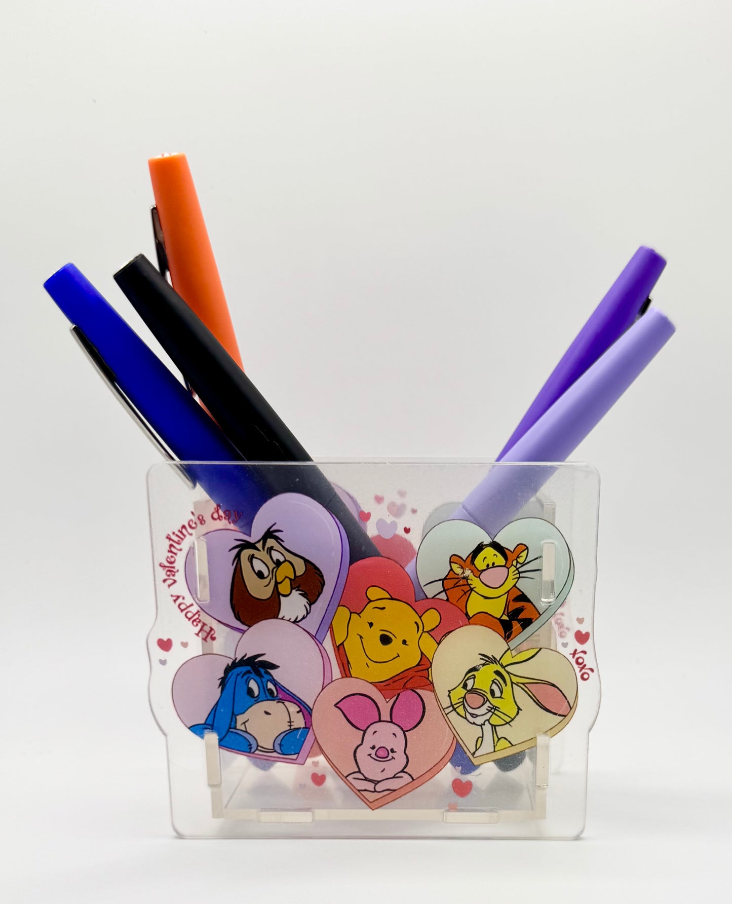 Valentine’s Bear & Friends Pen Holder