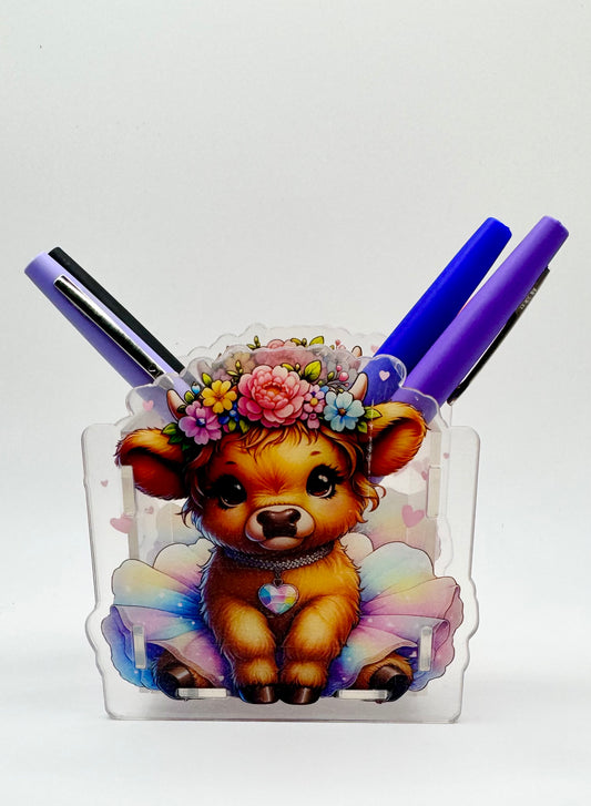 Tutu Cow Pen Holder