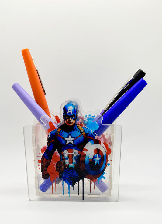 Captain America Pen Holder