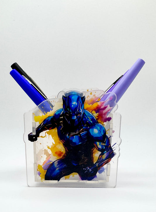 Black Panther Pen Holder