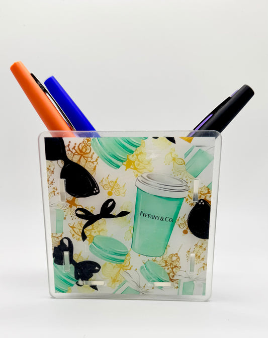 Tiffany Coffee Pen Holder