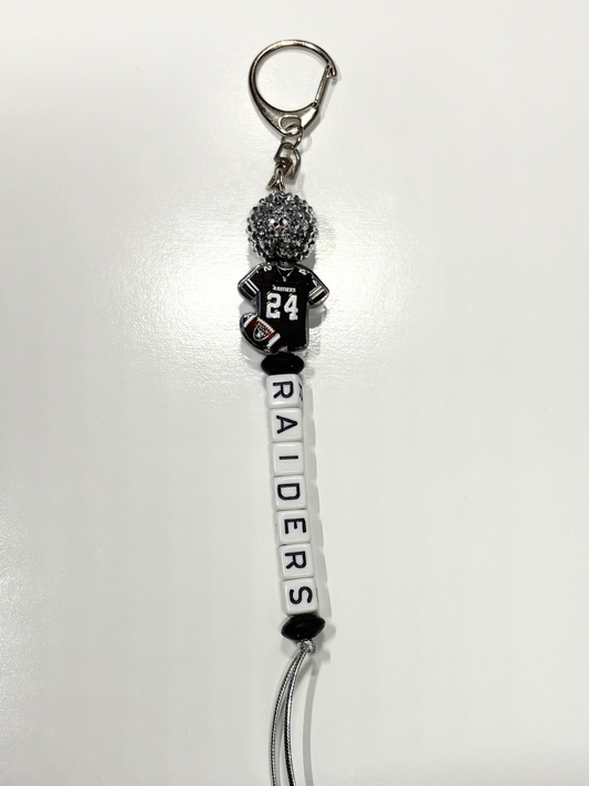 #7 LVR Football Keychain